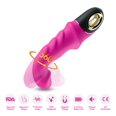 Jouets secrets rechargeables de sexe d'USB des femmes G de tache de Masturbator de luxe d'apogée