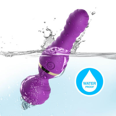 Vibe électrique de stimulation de sexe de mamelon poids du commerce de Massager rechargeable de baguette magique d'USB