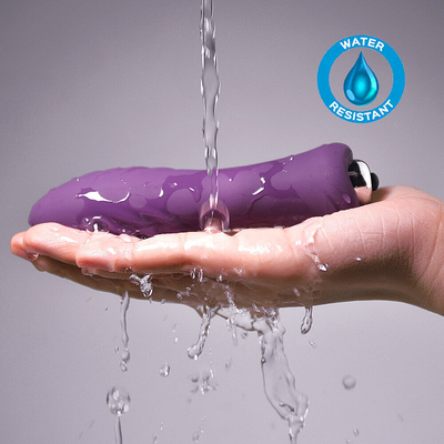 Balle détachable de vibrateur de stimulation de clitoris de contrôle de bouton de la batterie une de D.C.A.