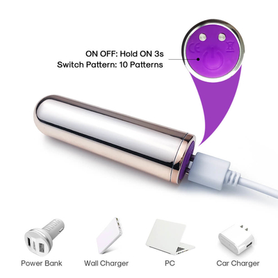 Vibrateur rechargeable magnétique de balle de sexe d'oeufs de Massager pour la femme
