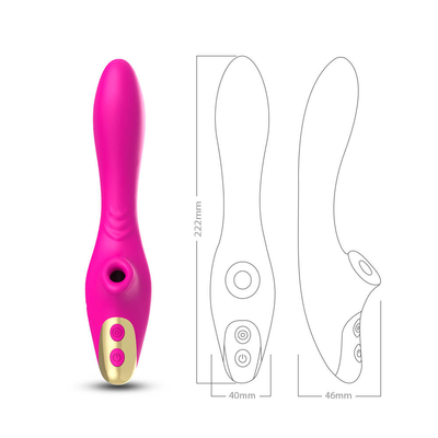 Jouets adultes de sexe de clitoris de mamelons de stimulateur tranquille rechargeable d'aspiration