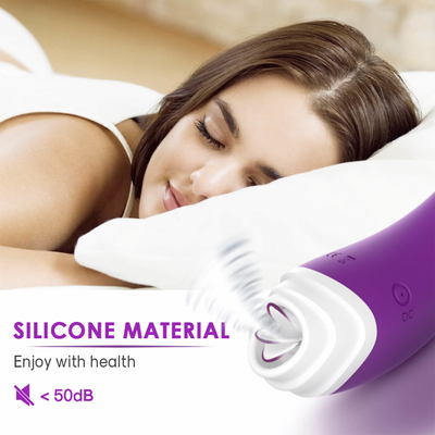 Stimulateur de Licker de langue de vibrateur de godemiché, Massager imperméable de stimulation de vagin