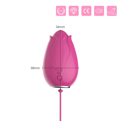 Jouets vibrants de sexe d'oeufs de tache de G pour le contrôle sans fil Mini Flower Silicone de femmes
