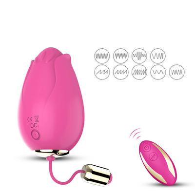Jouets vibrants de sexe d'oeufs de tache de G pour le contrôle sans fil Mini Flower Silicone de femmes