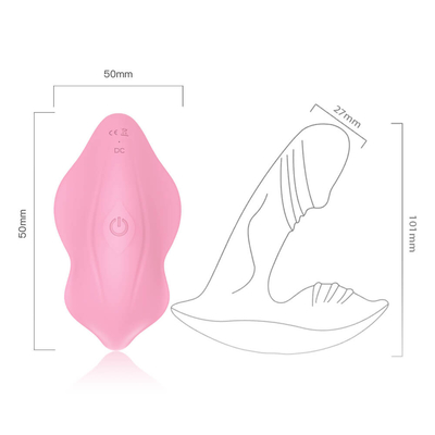 Vibromasseur portable de tache du silicone G de culotte à télécommande, jouet de sexe de vibrateur de gode
