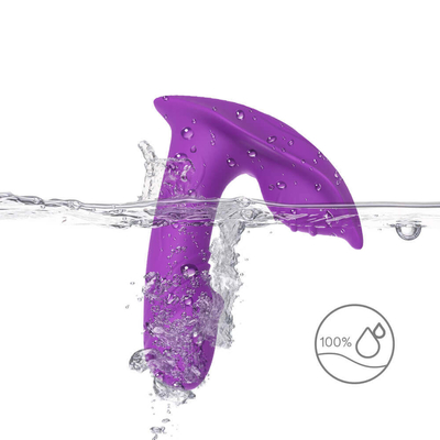 Vibromasseur portable de tache du silicone G de culotte à télécommande, jouet de sexe de vibrateur de gode