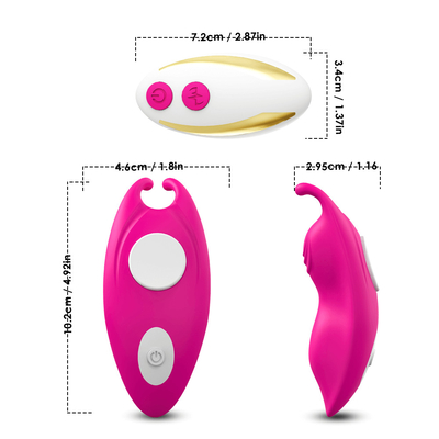 Vibrateur personnel Bunny Clitoris Stimulation de culottes d'agrafe magnétique de résistant à l'eau
