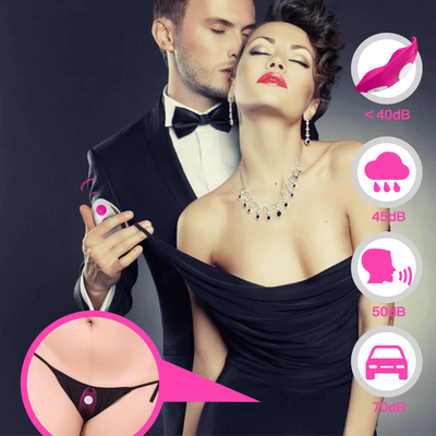 Vibrateur personnel Bunny Clitoris Stimulation de culottes d'agrafe magnétique de résistant à l'eau