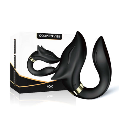Double vibrateur à télécommande de sexe de stimulateur de vagin de massage de corps de moteurs pour des couples