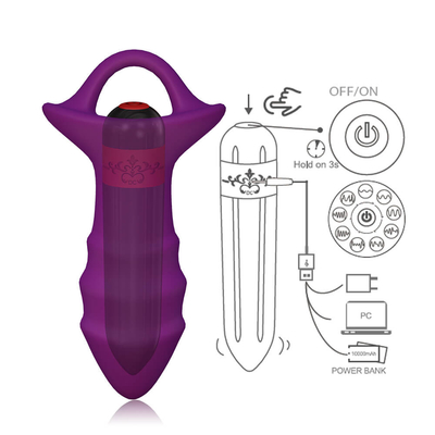 Le sexe de massage de prostate joue la prise anale de silicone avec à télécommande