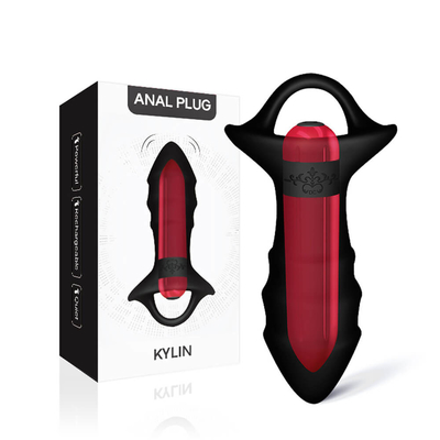 Le sexe de massage de prostate joue la prise anale de silicone avec à télécommande