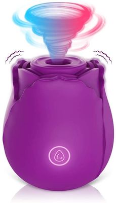 10 modes Rose Clitoral Sucking Vibrator Rechargeable suçant le vibrateur pour la femelle