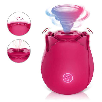 10 modes Rose Clitoral Sucking Vibrator Rechargeable suçant le vibrateur pour la femelle