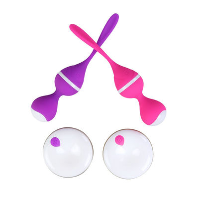 Vagin d'exercice de Kegel serrant des boules