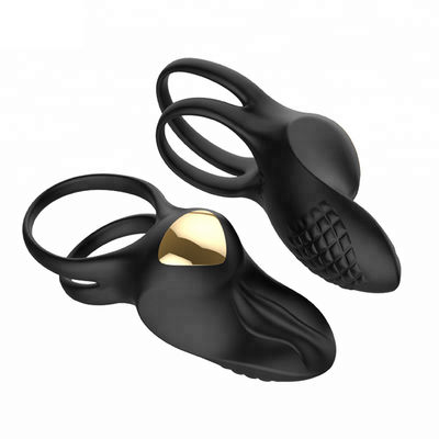 Le mâle de 90 minutes IPX6 a retardé pénis Ring Sex Toy de silicone d'éjaculation le double