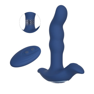 Jouet masculin de sexe de Massager de prostate de prise de 75 minutes de silicone anal à télécommande de vibrateur