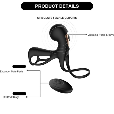 Douille molle de pénis de silicone de double moteur