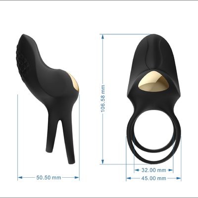 jouet masculin de sexe de Masturbator de Ring Gay Penis Ring Male de coq de silicone de 45*45mm