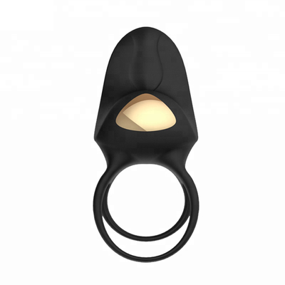 80 FCC molle de l'anneau ROHS de coq d'amour de vibration de douille de pénis de silicone de minutes