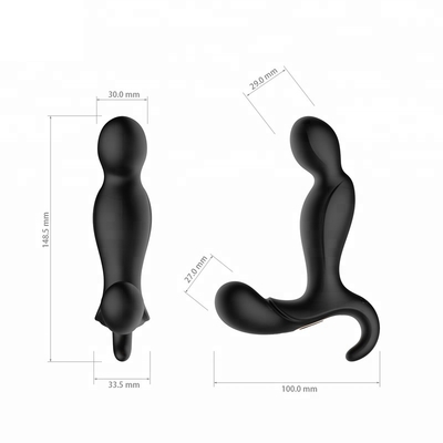 Le sexe anal masculin de prise de Massager de prostate de décharge électrique de 70 minutes joue le silicone de FDA