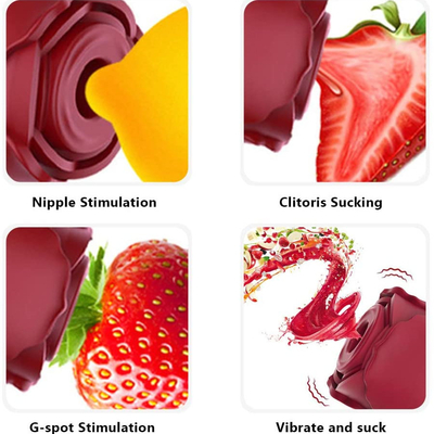 Mamelon et surgeons de Clit suçant le sexe Toy Vibrating Nipple Suckers de vibrateur