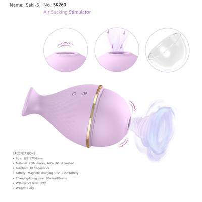 Sexe de succion clitoridien Toy Rechargeabl Waterproof Clit Vibrator de vibrateur de tache de G