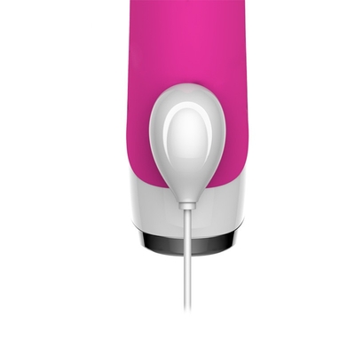 Langue heureuse de vibrateur de lapin de 10 fréquences léchant le stimulateur de clitoris de vibrateur