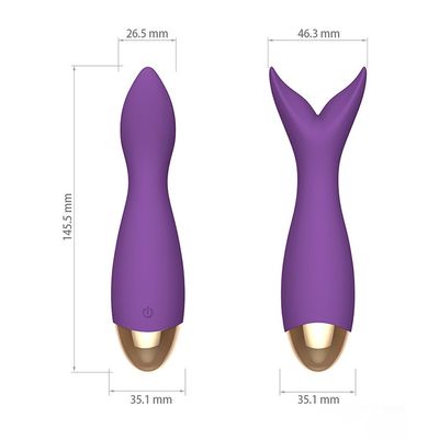 145.5mm Clit femelle joue le jouet clitoridien puissant de sexe de vibrateur de tache de l'adulte G de vibrateurs