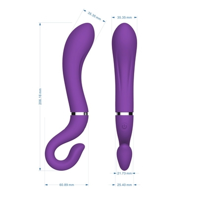 IPX6 10 fréquences de vagin de sexe artificiel Toy For Women de vibrateur 206.2*60.9*35.4mm