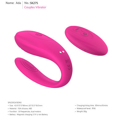 Vibrateur anal de tache de Toy Dula Motor Waterproof G de sexe de clitoris de couples rechargeables