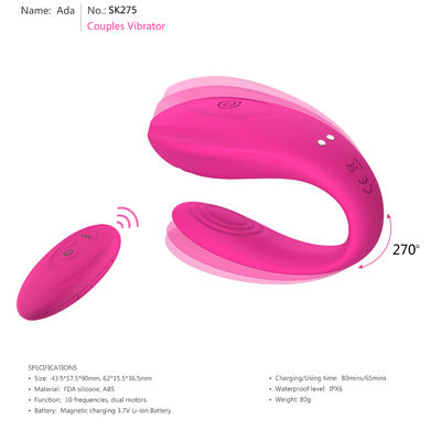 Vibrateur anal de tache de Toy Dula Motor Waterproof G de sexe de clitoris de couples rechargeables