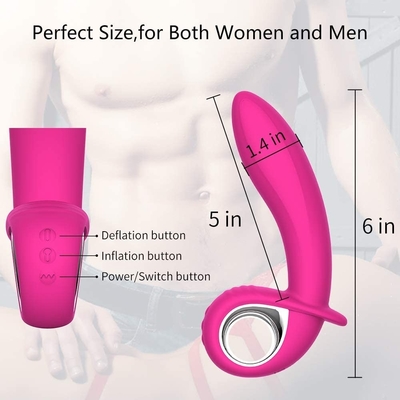 Prise anale gonflable de bout de Massager de Vaginal Orgasm Vibrator Men Prostate de vibrateur