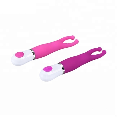 Jouets femelles de débutant de vibrateurs de lapin en gros de silicone