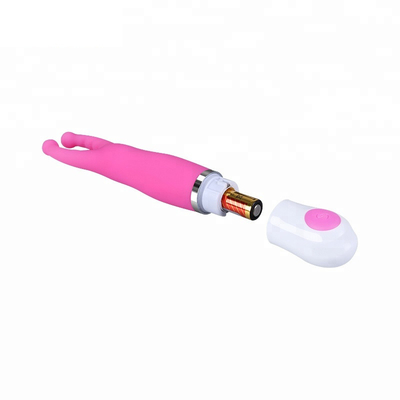 Jouets femelles de débutant de vibrateurs de lapin en gros de silicone