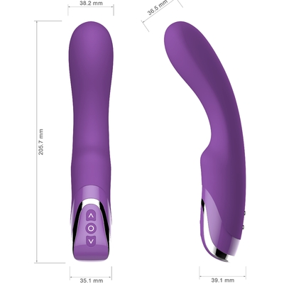 Massager classique de vibrateur de point G d'orgasme de femmes de baguette magique