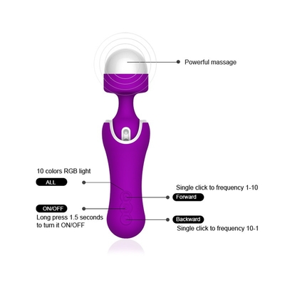 jouet réaliste de sexe de vibrateur de tache d'hommes de 180mm de femmes du vibrateur personnel puissant G de baguette magique