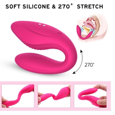 C forment le vibrateur portable de Toy Wireless Remote Control Couples Clit de sexe de vibrateur de tache de G