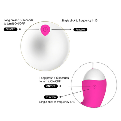 Balle rechargeable Toy Vibrating Balls For Women féminin d'oeufs d'amour d'IPX5 65*65*28mm