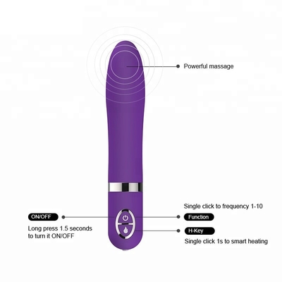 ODM classique de Toy For Beginners de sexe de vibrateur de balle de silicone imperméable de 180mm