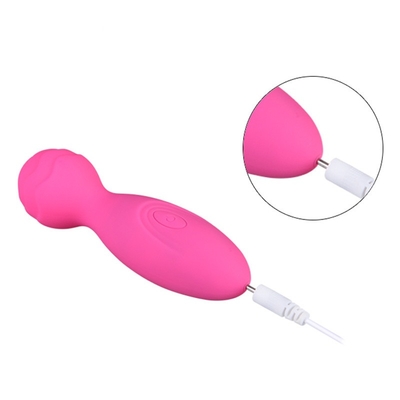 Massager de baguette magique de Mini Electric Sex Wand Vibrator de Massager de baguette magique de poids du commerce de silicone de 34.5mm