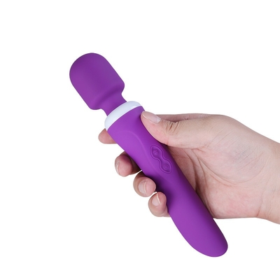 Massager personnel femelle fait sur commande de silicone de godemiché de vibrateur imperméable mou de silicone