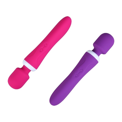 Massager personnel femelle fait sur commande de silicone de godemiché de vibrateur imperméable mou de silicone