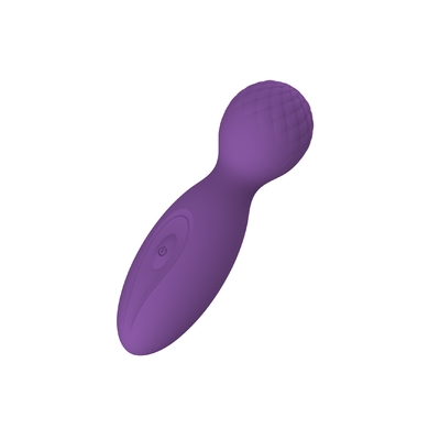 Massager arrière sans fil IPX6 de 4 pouces de silicone de FDA de godemiché de corps de baguette magique de rose rouge de Massager