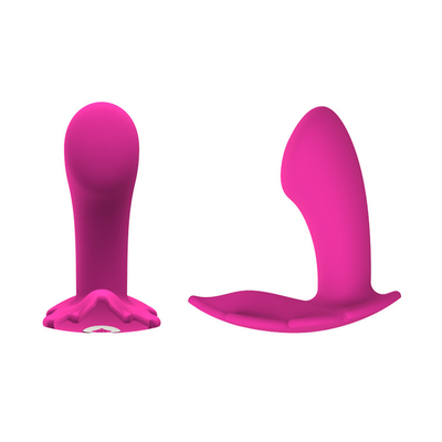 Couplez le vibrateur portable à télécommande de fond pour des femmes