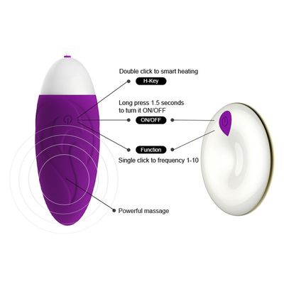 Sexe vibrant Toy Adult Strong Bullet Vibrator d'oeufs de vitesse du résistant à l'eau 10