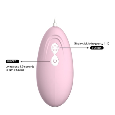 12 Frequencies Classical Pink Love Egg Bullet G Spot Vibrator For Women