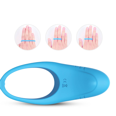 Éjaculation flexible de retard de vibrateur de pénis de l'anneau IPX7 de coq du vibrateur 3.7V pour l'homme