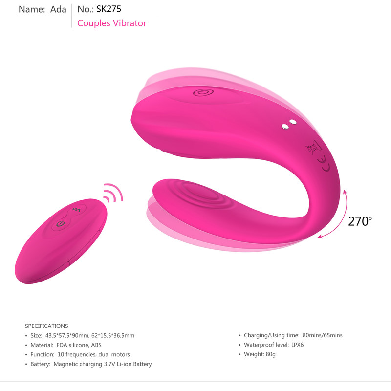 Vibrateur anal de tache de Toy Dula Motor Waterproof G de sexe de clitoris de couples rechargeables