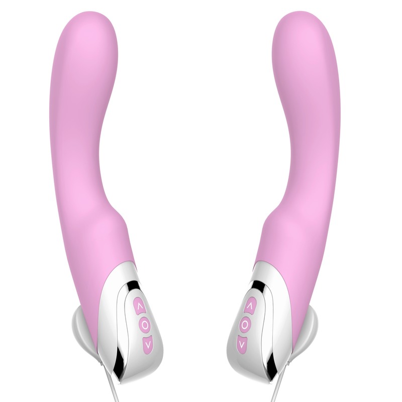 Grand Vibe rose pour le clitoris femelle de vagin de stimulation de point G de massage