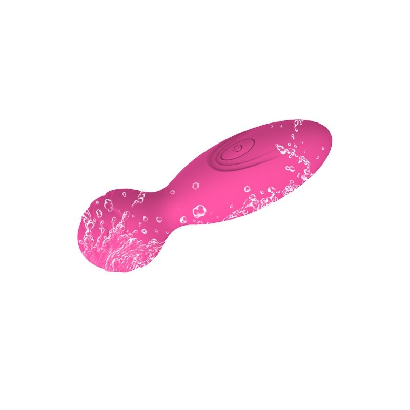 Massager de baguette magique de Mini Electric Sex Wand Vibrator de Massager de baguette magique de poids du commerce de silicone de 34.5mm
